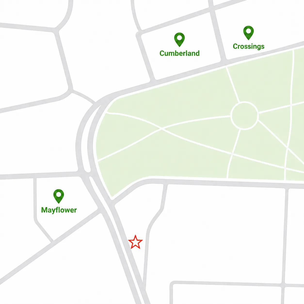 City Centre stop map